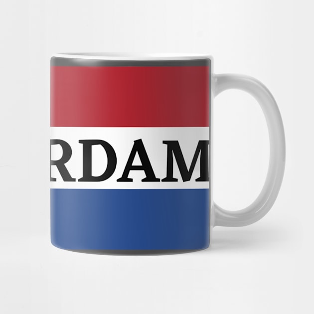 Rotterdam City in Dutch Flag by aybe7elf